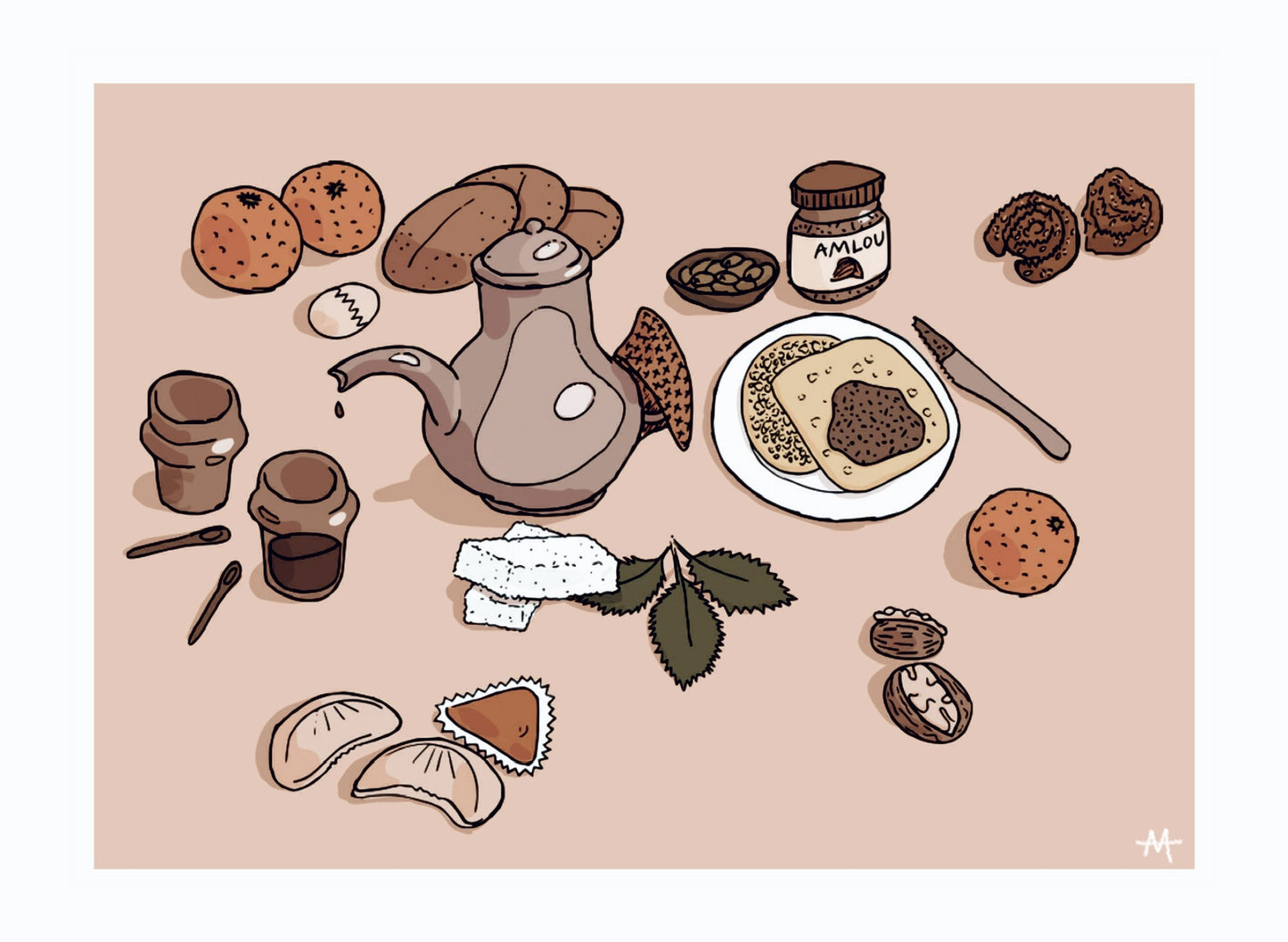 Petit-déjeuner marocain
